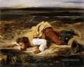 Un brigand mortellement armé étouffe sa soif romantique Eugène Delacroix